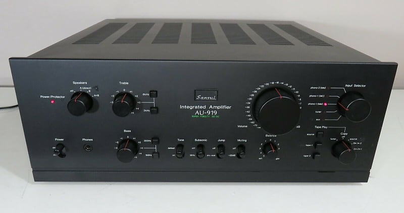 SANSUI AU-919 INTEGRATED AMPLIFIER WORKS PERFECT SERVICED | Reverb