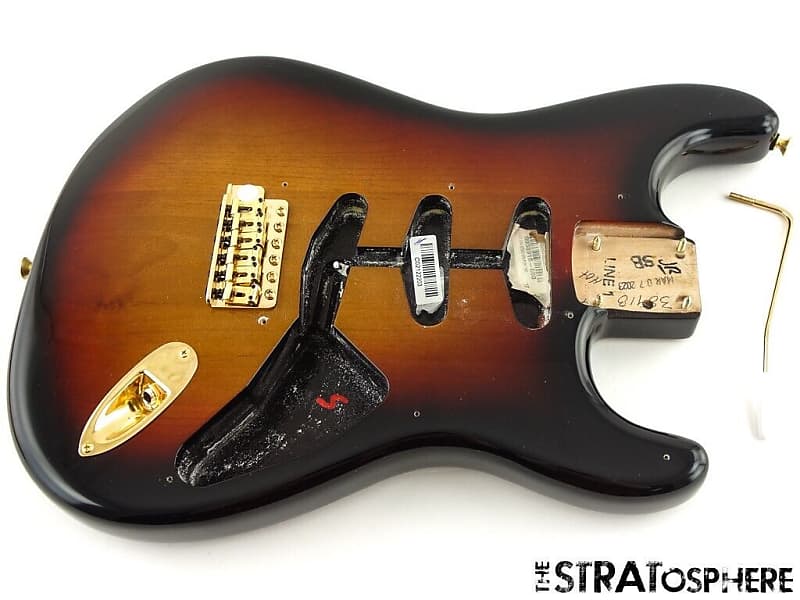 2023 USA Fender SRV Stevie Ray Vaughan Strat BODY + HARDWARE Stratocaster |  Reverb