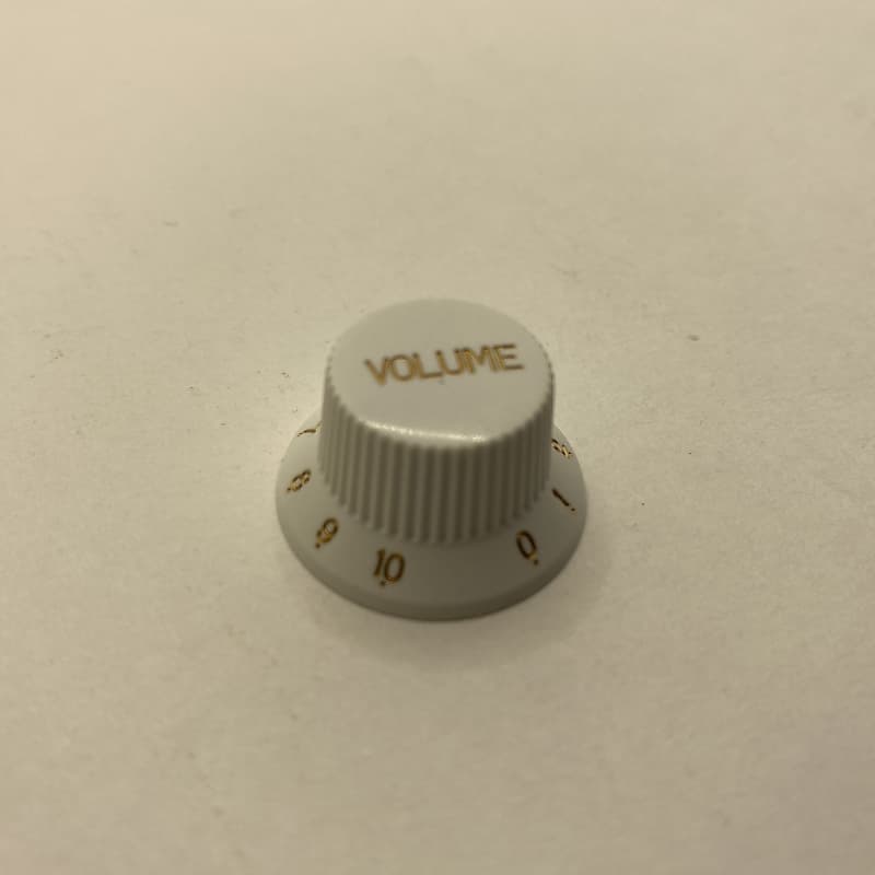 White Strat Volume Knob Dot Indicator Single Reverb