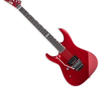 ESP LTD M-I Custom '87 Electric Guitar Candy Apple Red Left Hand image 1
