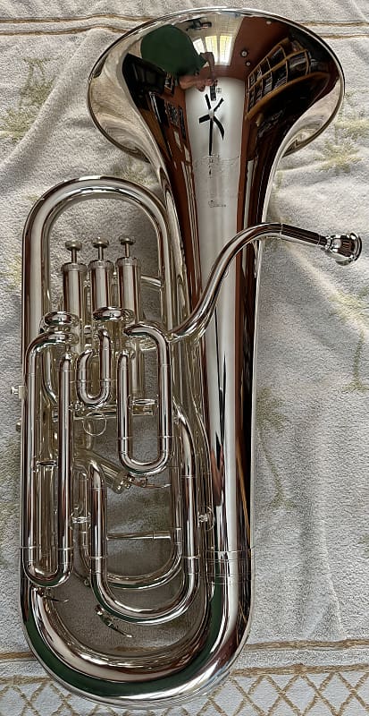 Wessex Bb Compensated Euphonium ‘Dolce’ EP100 - Silver Plated | Reverb