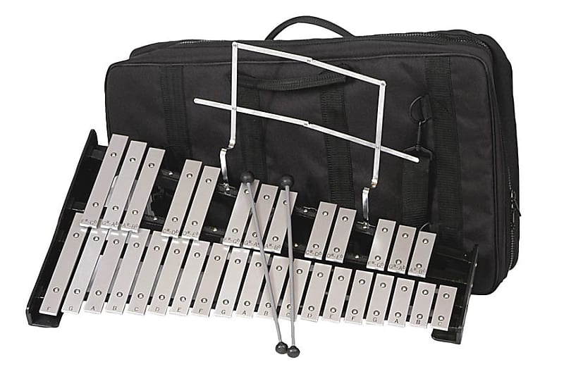 Percussion Plus 32 Note Bell Set with Bag & Mallets - BL32 image 1