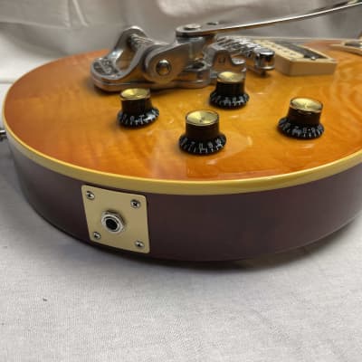 Epiphone Elite Elitist Les Paul Standard Guitar with Bigsby + Case 2007 - Honey Burst image 9