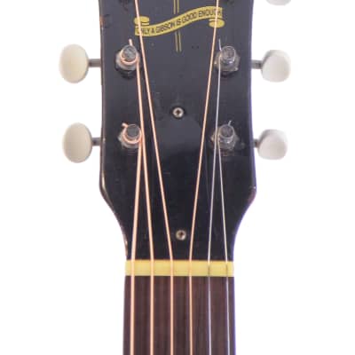 Gibson J-45 "Banner Logo" with Mahogany Neck 1942 Sunburst - extremly nice + rare wartime guitar + video image 5