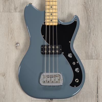 G&L Fullerton Deluxe Fallout Short Scale Bass, Maple Fretboard, Grey Pearl image 2