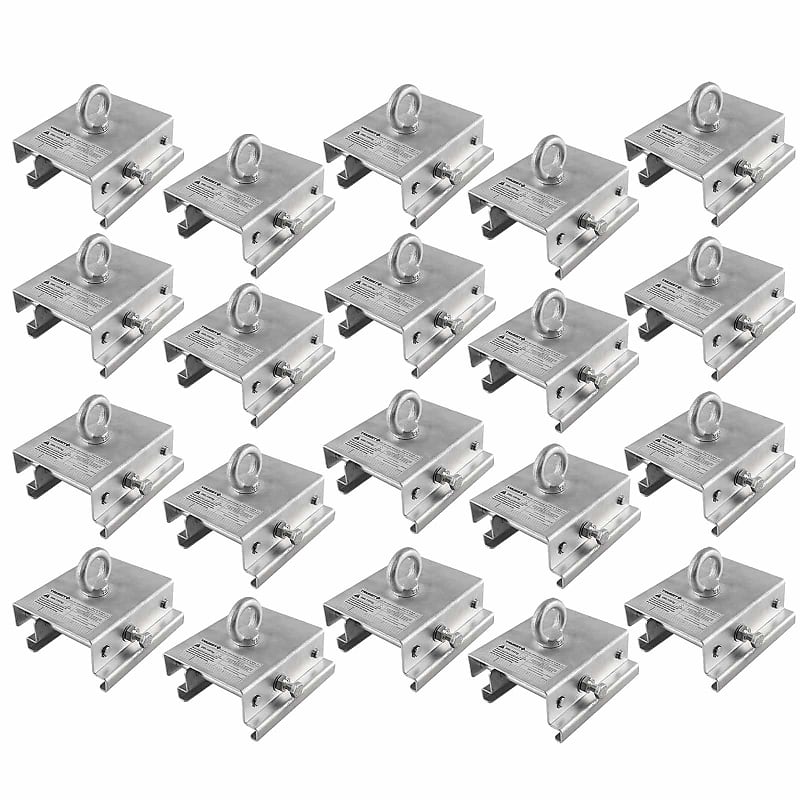 (20) Trusst CT-TENT Adjustable Clear Span Tent Clamps for Keder Grooved Beams image 1