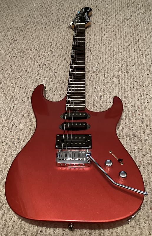 Washburn Pro X-Series 6-String Electric Guitar Metallic Red HSS 
