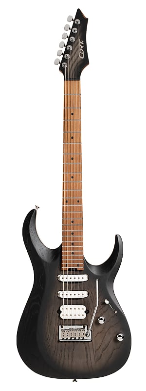 Cort X700 Triality Open Pore Black Burst w/Gigbag (B Stock) image 1