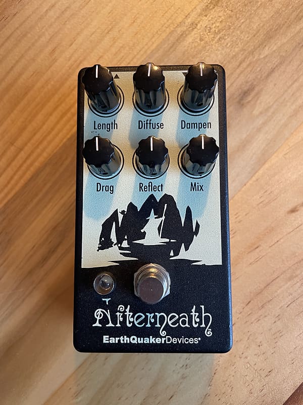 EarthQuaker Devices Afterneath Otherworldly Reverberation Machine V2 2017 - 2020 - Black image 1