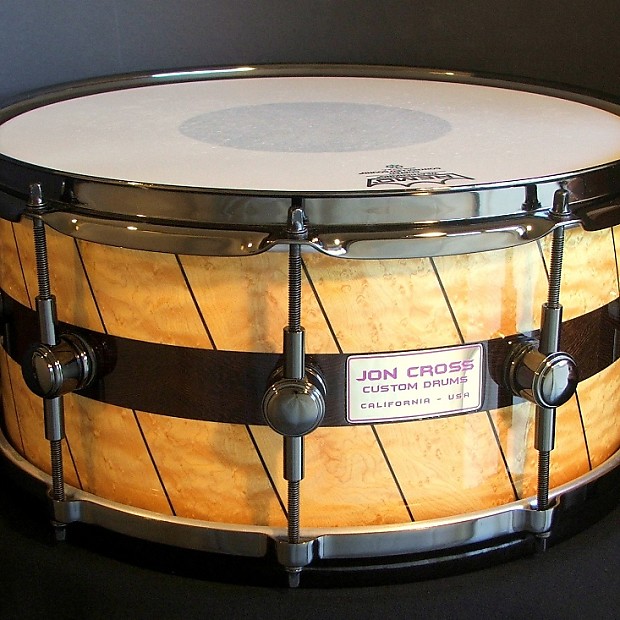 Jon Cross Custom Drums #9033 spiral stave shell. image 1