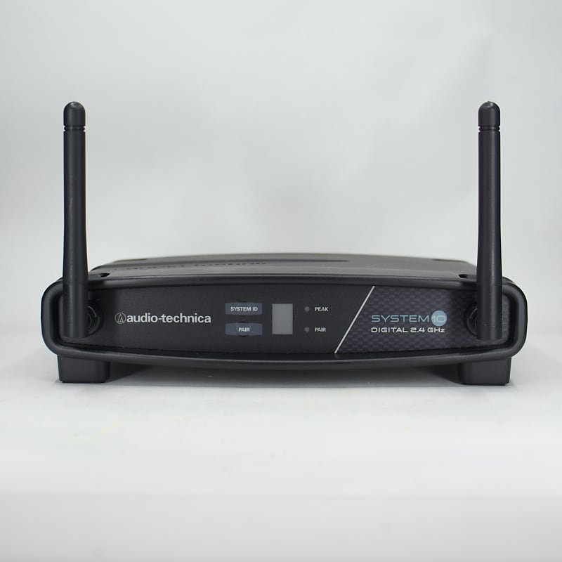 Used Audio-Technica System 10 ATW-1101 Wireless System Black w/UniPak Transmitter & Lav Mic image 1