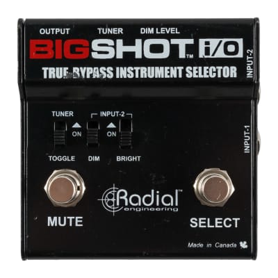 Reverb.com listing, price, conditions, and images for radial-bigshot-i-o