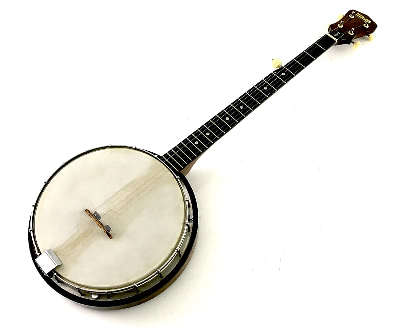 RARE Vintage Peerless 5 String Banjo 1960s Natural Finish All