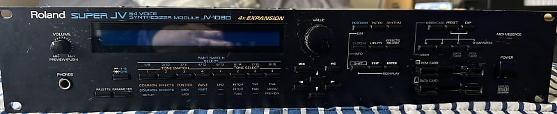 アンプ Roland JV-1080 4x EXPANSION Roland Super JV-1080 4x Expansion Synth Module mid-90's