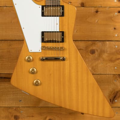 Epiphone Inspired By Gibson Custom Collection | 1958 Korina Explorer - Aged Natural - Left-Handed for sale