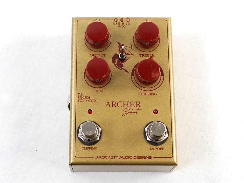 Used J. Rockett Audio Designs Archer Select Overdrive/Boost Guitar Effects  Pedal