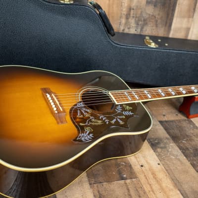 Gibson Custom Shop Hummingbird VS 2010 Vintage Sunburst Acoustic Electric Guitar w/ OHSC image 8