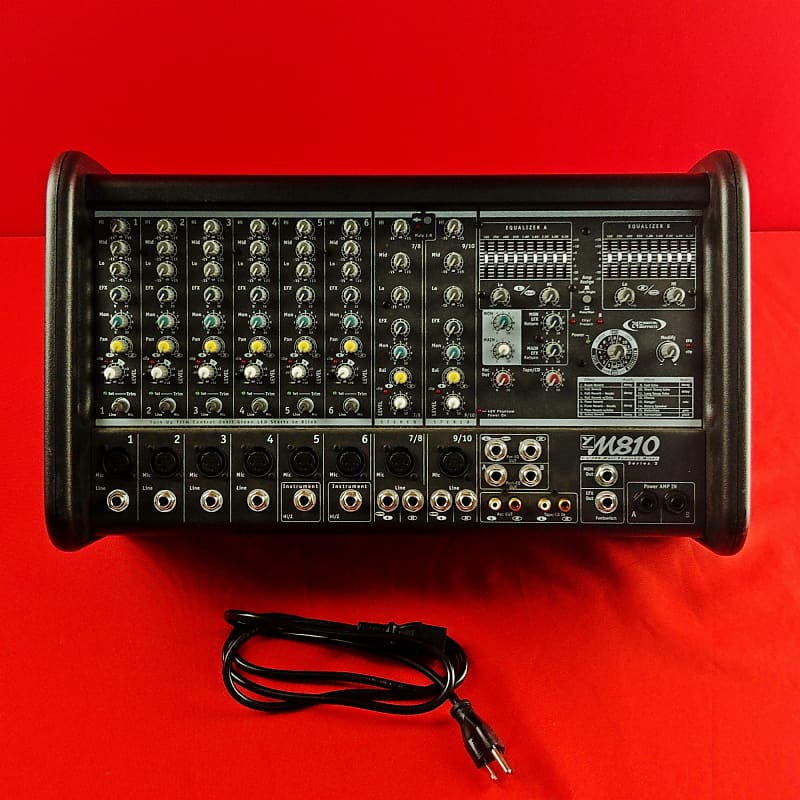[USED] Yorkville M8102 400 Watt 10 Channel Powered Mixer Reverb