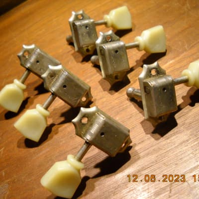 GIBSON KLUSON TUNERS 1990's NiCKEL AGED OLDER ISSUES #1 image 6
