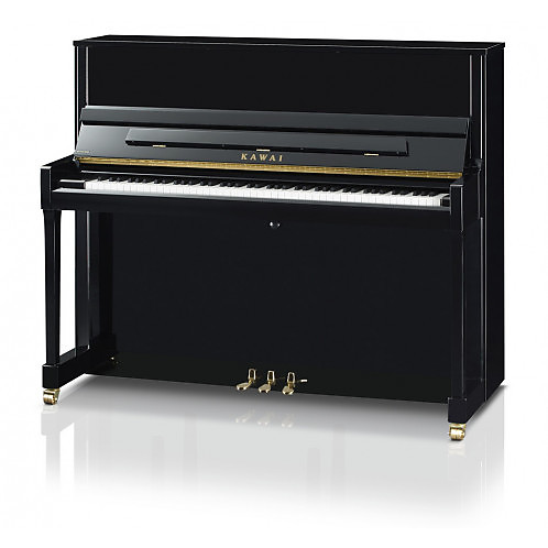 Kawai K300I/MEP 122 CM Upright Piano, Polished ebony image 1