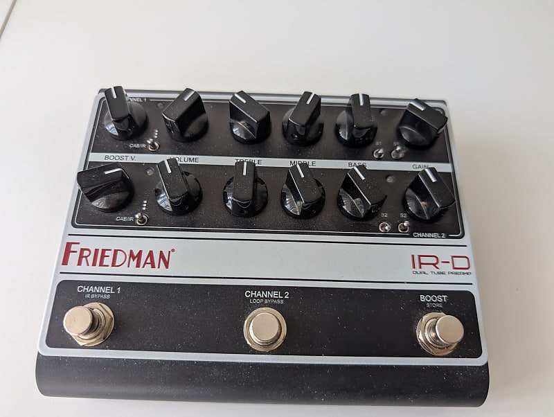 Friedman IR-D Dual Tube Preamp 2024 - Present - Black / Silver image 1