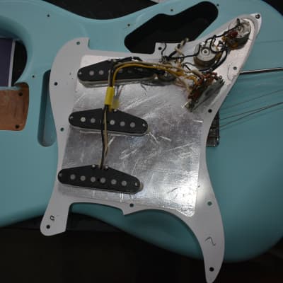 Fender Partscaster Strat 2005 - Daphne Blue image 12