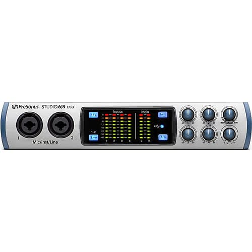 PreSonus Studio 68 - 6x6 192 kHz, USB 2.0 Audio/MIDI Interface image 1