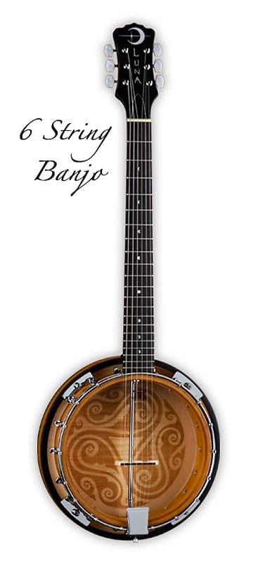 Luna Folk Series Celtic Six-String Banjo, BGB CEL 6 image 1