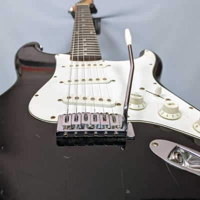 Austin Strat Style Electric Guitar - Black image 4