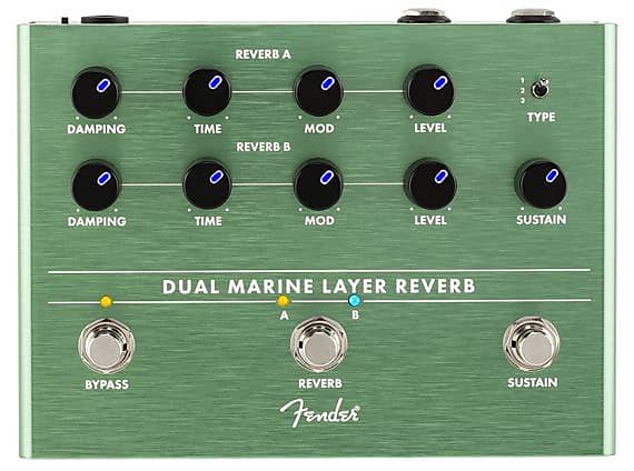 Fender Dual Marine Layer Reverb Pedal image 1