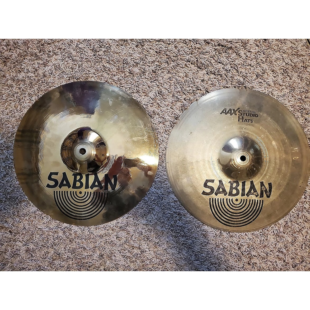 国内外の人気！ SABIAN FUSION 13インチ hand 打楽器 hammered