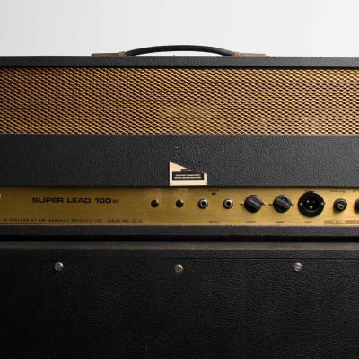 Marshall  JMP Model 1959 Super Lead 100 w/Model 1960 4x12" Extension Cabinet *LOCAL PICKUP ONLY* Tube Amplifier (1971), ser. #SL-A 4659C. image 6