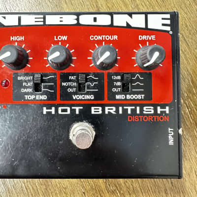 Radial Tonebone Hot British With Factory Power Supply 2010s - Red image 3