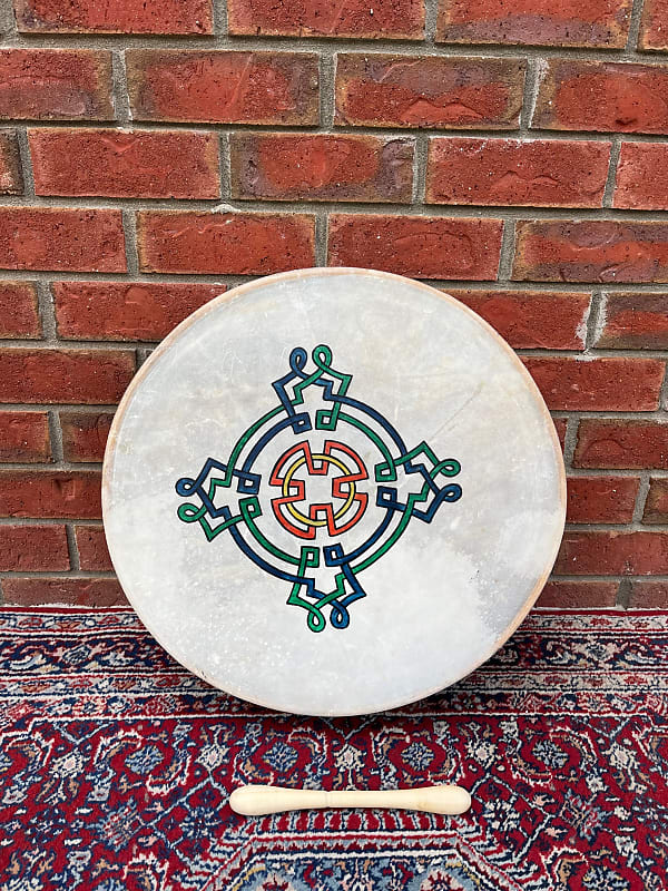 Malachy Kearns Goatskin Bodhran 1995 Goatskin and wood Reverb