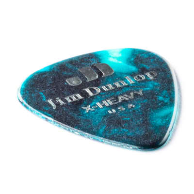 Dunlop Geniune Celluloid Classics Picks (12 Pack, Extra Heavy, Turquoise Pearl) image 3