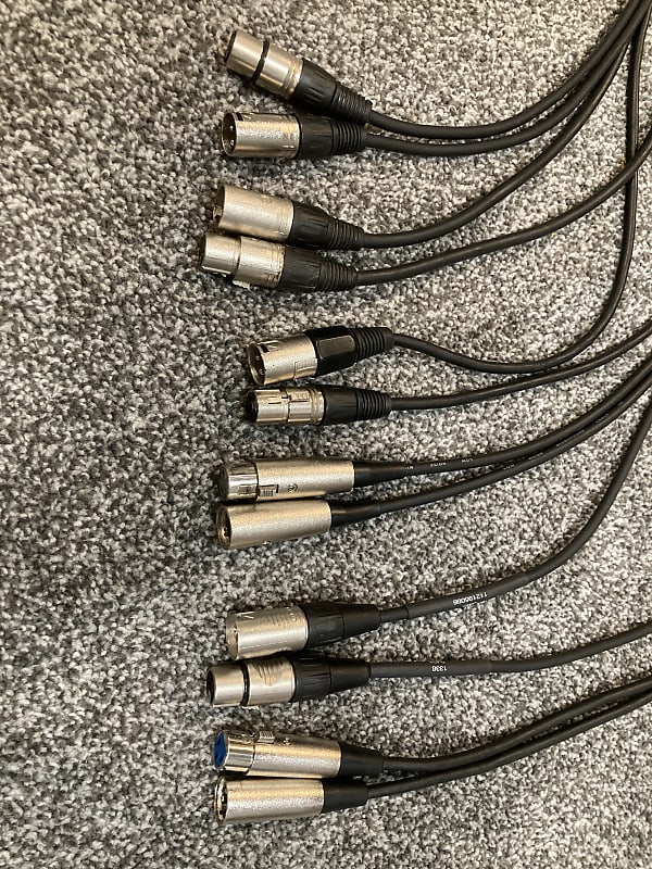 Microphone Cables Various Reverb