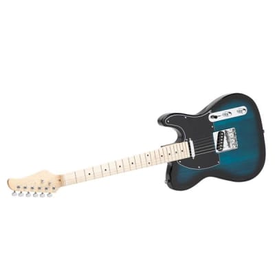GTL Beginner Electric Guitar SS Pickup Blue image 4