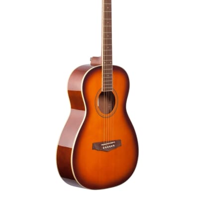Ibanez PN15 Parlor Acoustic Guitar Brown Sunburst image 8