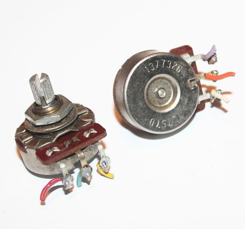 Vintage 1973 Fender CTS 100K Pots 26th week Split Shafts Reverb