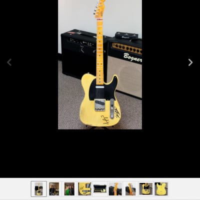 WHITFILL 2014  autographed TELE 2014 - BLONDE RELIC for sale