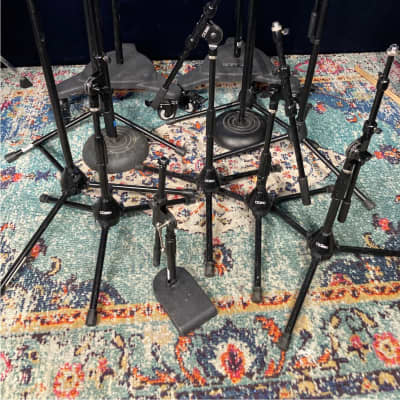 DR Pro, Pro Line, On-Stage, Ultimate, Various Brands, 14-Piece Studio Microphone Stand Set image 2