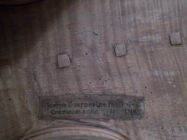 Joseph Guarnerius fecit Cremonae Anno 1741 IHS Reverb Canada