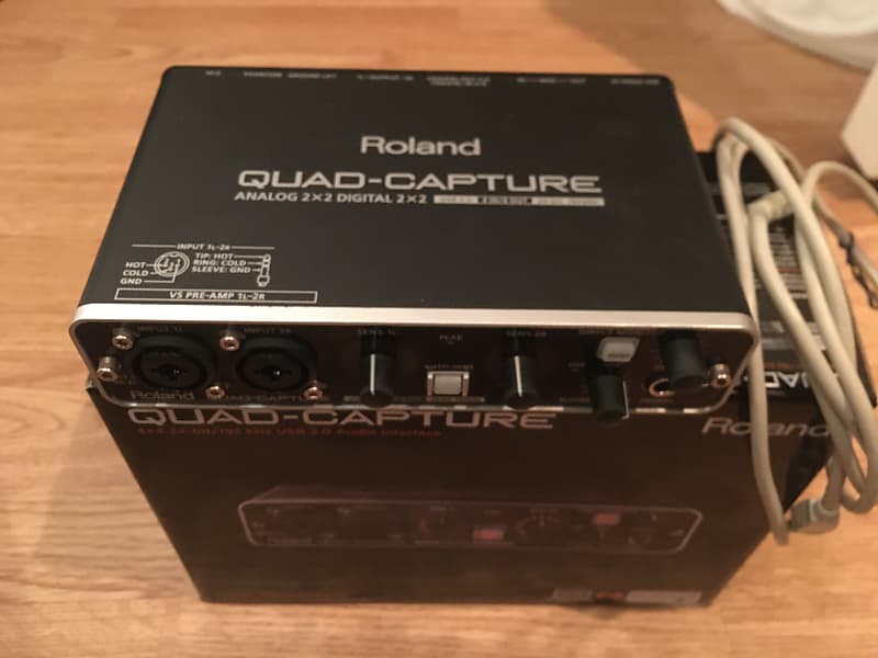 Roland Quad-Capture USB 2.0 Audio Interface 2010s - Black | Reverb UK