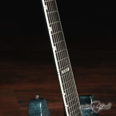 ESP E-II M-II 7B Baritone 7-String Evertune Guitar w/ Case – Granite Sparkle image 4
