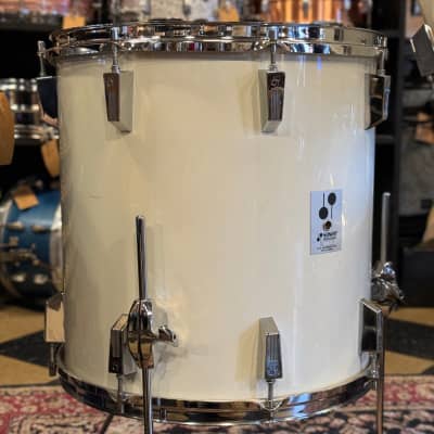VINTAGE 1983 Sonor Phonic Drum Set in Gloss White - 14x22, 9x13, 10x14, 16x16 image 11