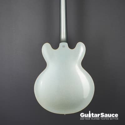 Gibson  Gibson Custom Shop ES 335 Light Blue Sparkle Metallic Used 2008 (Cod. 1432UG) image 11