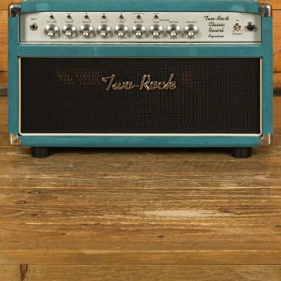 Two-Rock Classic Reverb Signature 100 Watt Head - Medium Blue Suede image 3