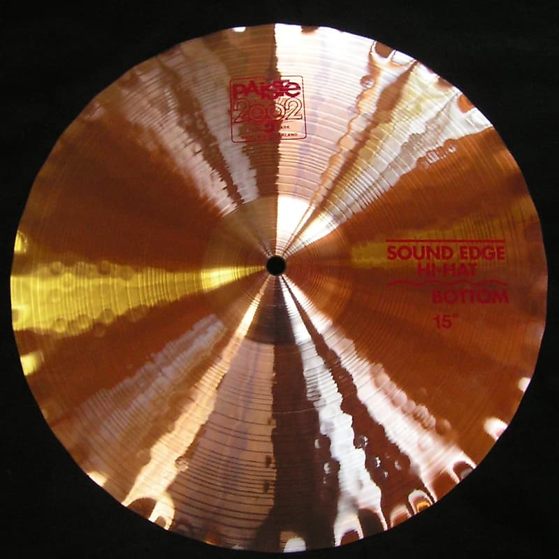 Paiste 15" 2002 Sound Edge Hi-Hat Cymbal (Bottom) image 1