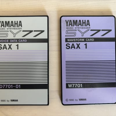 Yamaha SY77/TG77 Sax 1 Card Set