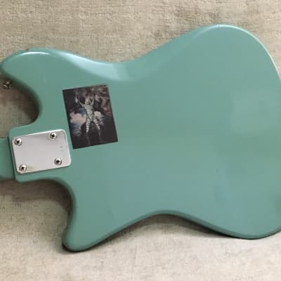 Kimberly 2 Pickup 1960's Seafoam Green Teisco Japan Matching Headstock & Neck Surf Guitar image 14